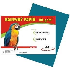 papier pre výtvarnú výchovu A4/100/80g svetlo modrý